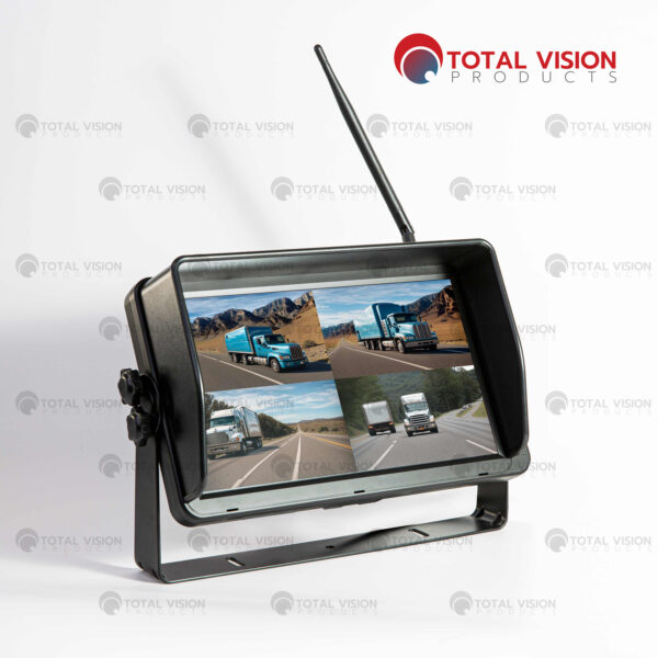 10.1 inch HD 2.4GHz Digital Wireless Quad-view Monitor With External Antenna - Image 2